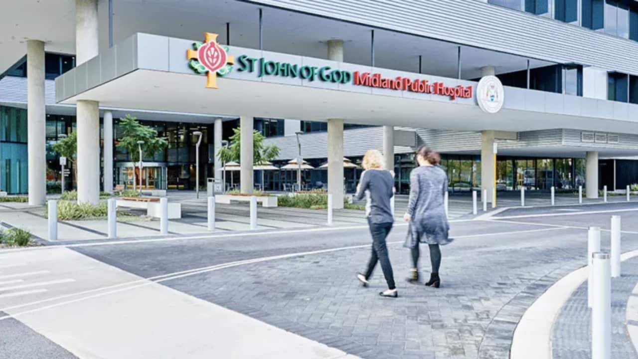 The woman is being treated at St John of God Hospital in Perth.