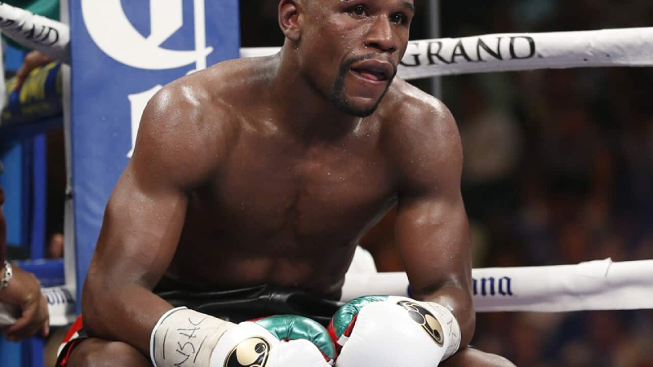 Boxer Floyd Mayweather