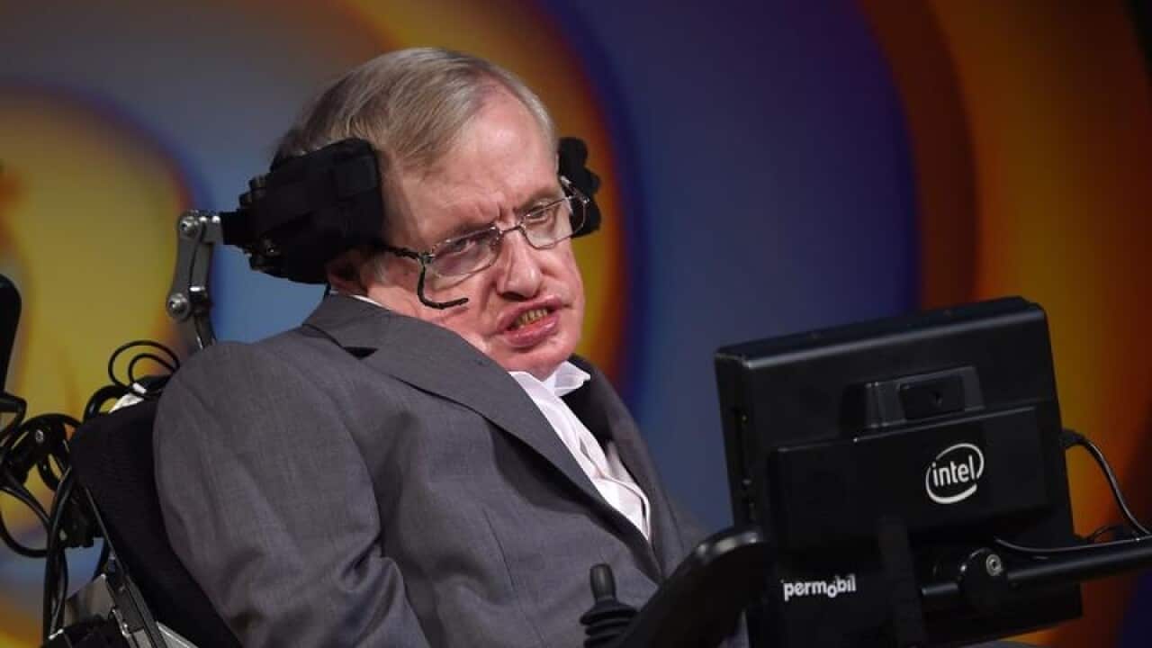 File pic of Professor Stephen Hawking