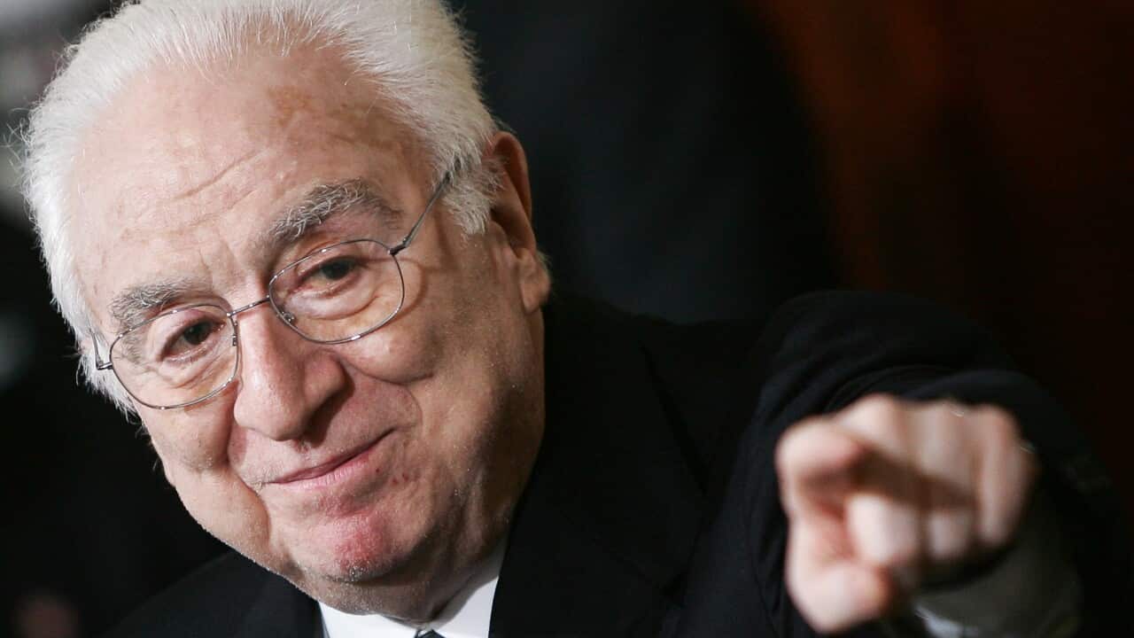 Italian senator and former President Francesco Cossiga