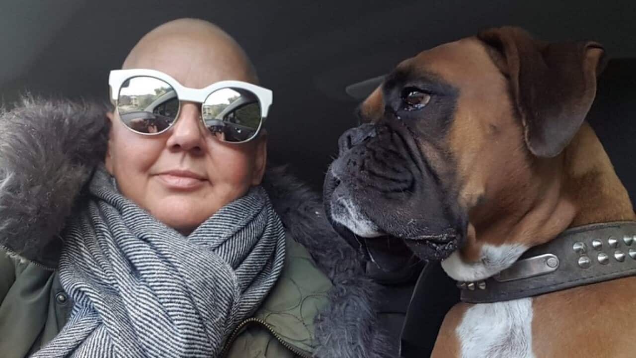 Jacqui and her dog