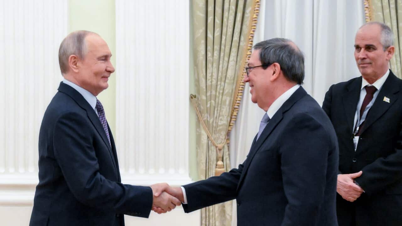 Russia: President Putin meets with Cuba's Minister of Foreign Affairs Parrilla in Moscow