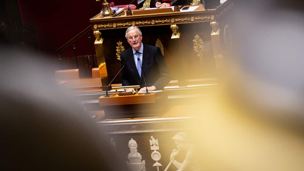 Discussion and Vote on Motion of Censure at the National Assembly, in Paris, France - 04 Dec 2024