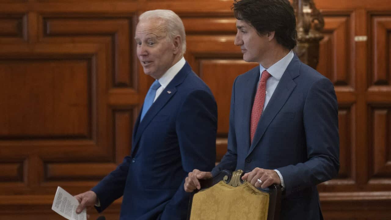 US President Joe Biden and Canada's Prime Minister Justin Trudeau
