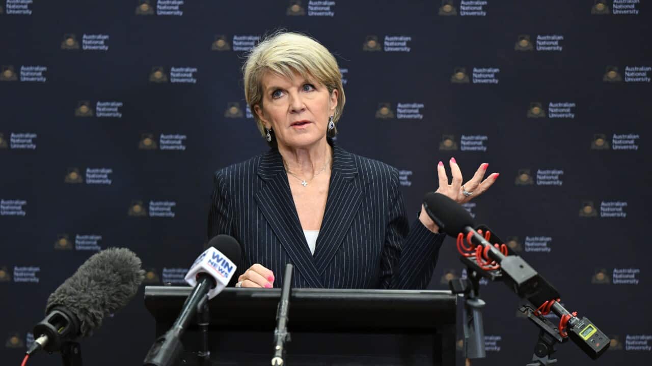 JULIE BISHOP ANU ALL STAFF MEETING