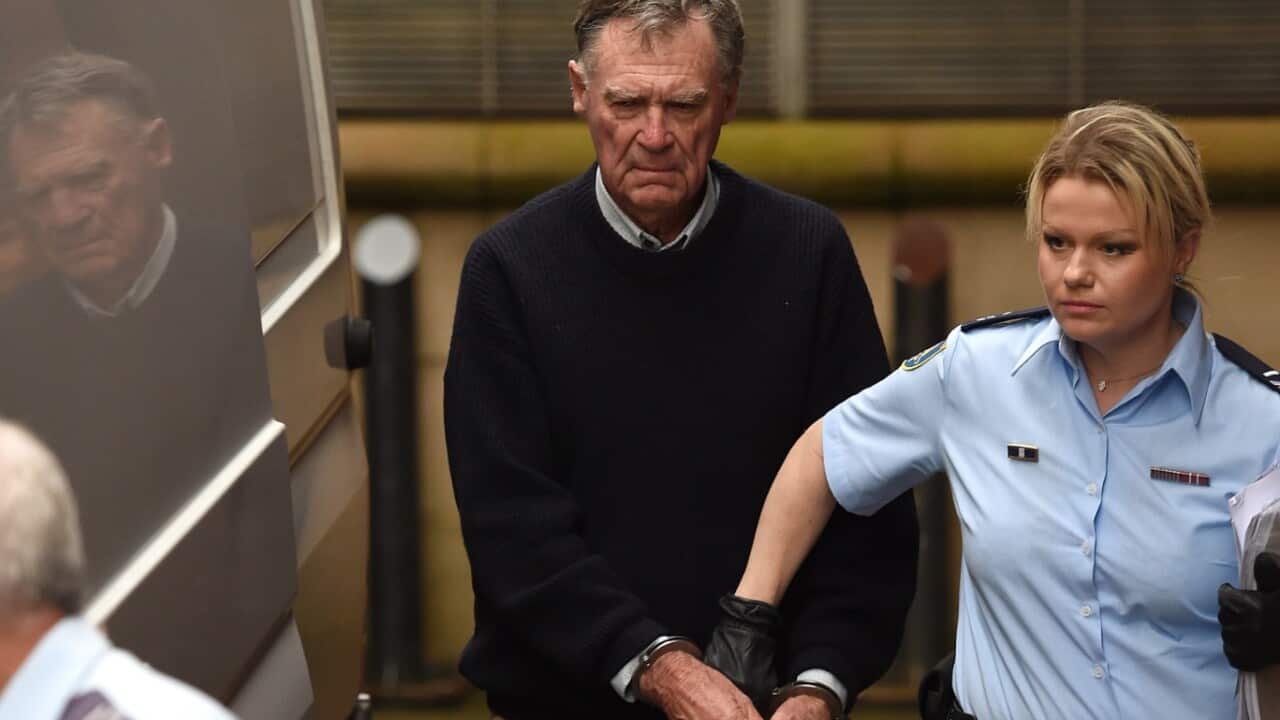 Farmer Ian Turnbull (left) has been jailed for at least 24 years for murdering an environmental officer. (AAP)