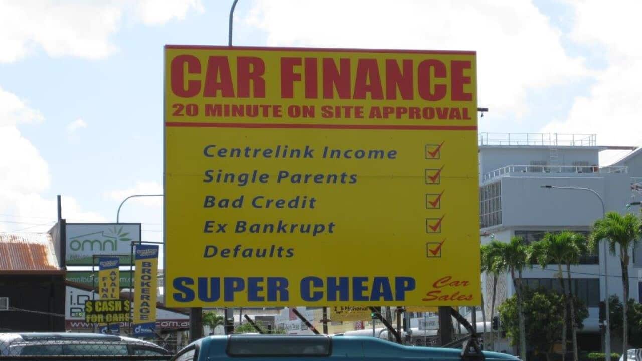 Used car sign