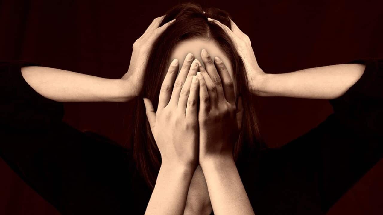 woman stress