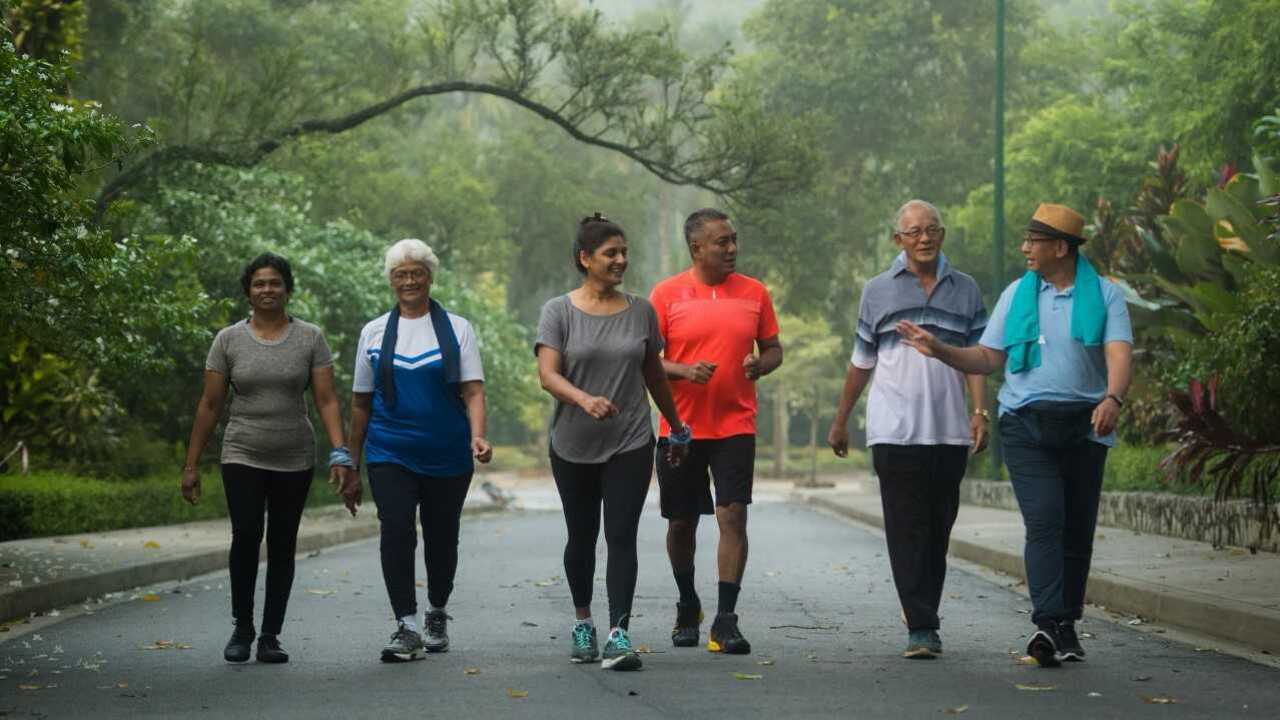 Joining a walking group