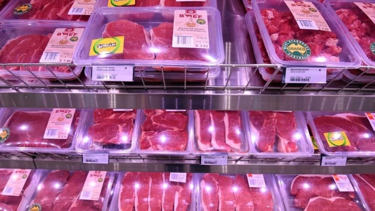 A stock image of meat on display.