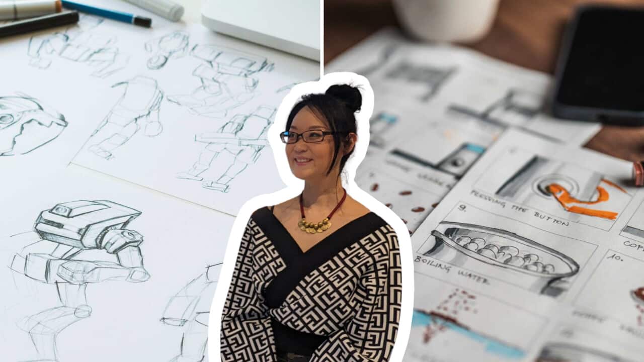 Hiromi Cleary, Animation Storyboard Artist,  Charactor design and Storyboard Source: Getty, SBS 