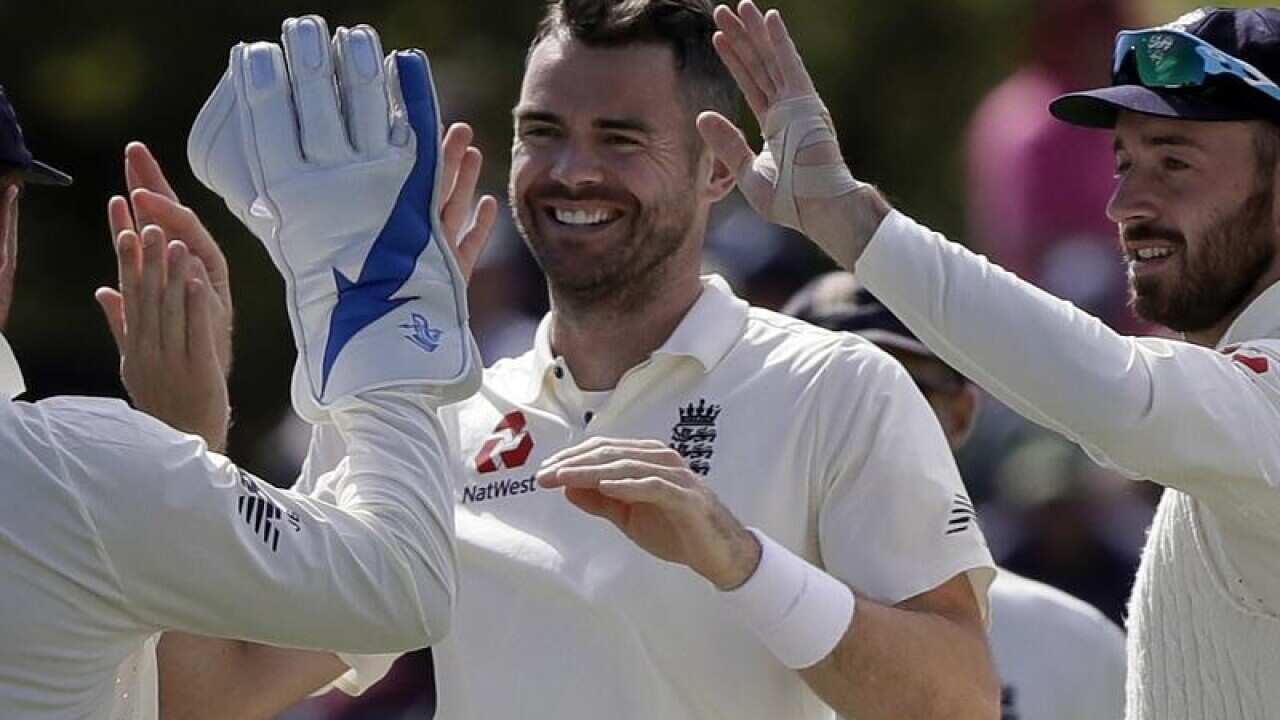 England's James Anderson