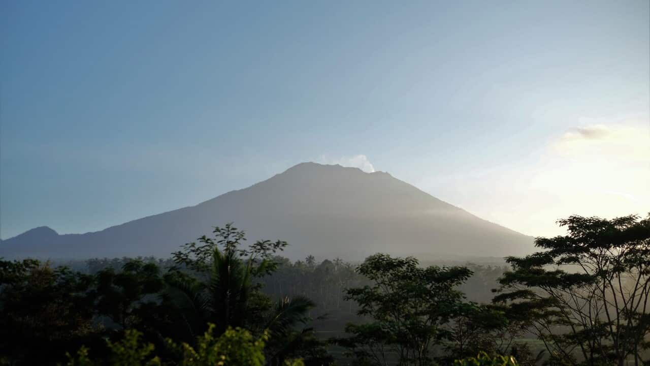 Bali volcano Mount Agung