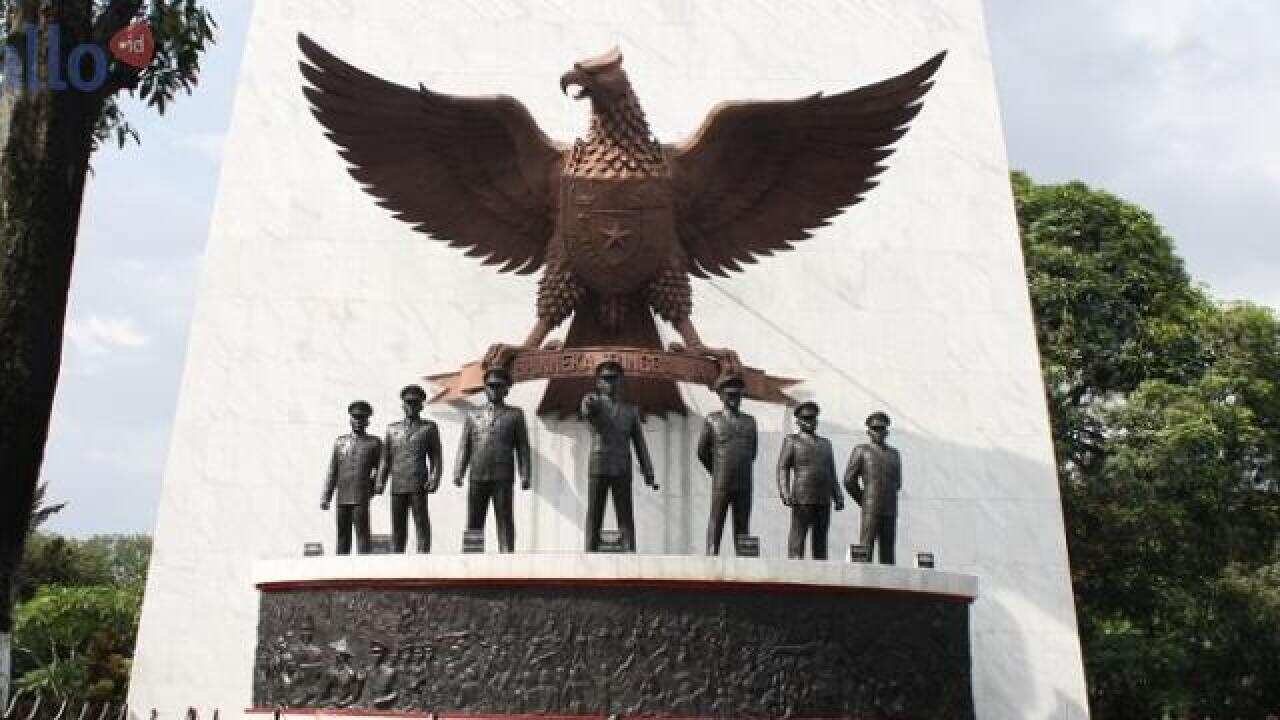 Monument "Kesaktian Pancasila" at "Lubang Buaya"
