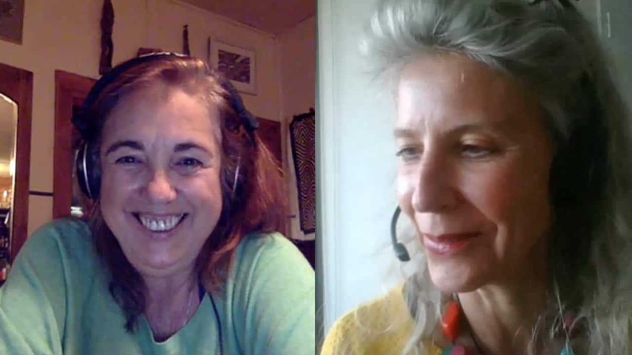 Sonja Griegoschewski und Trudi Latour im Videolink-Interview