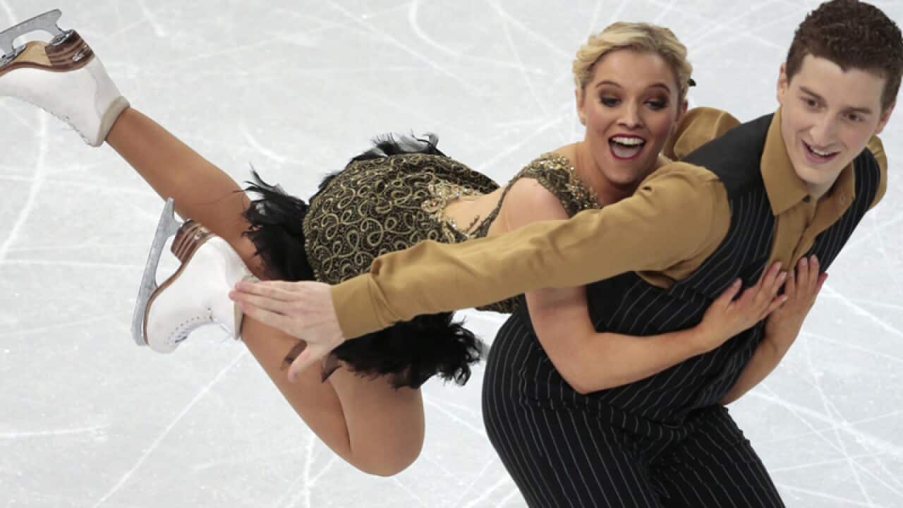 Australian ice dancers Danielle O'Brien and Greg Merriman
