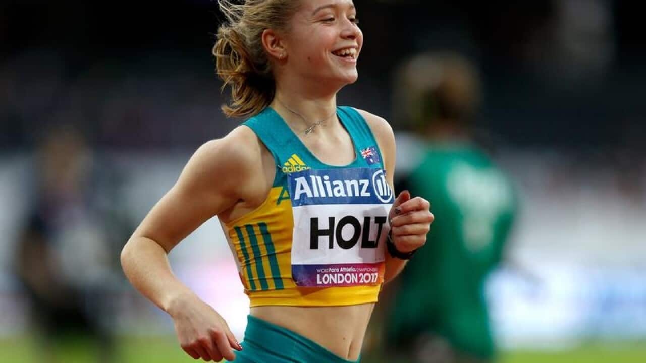 Paralympic Australian runner Isis Holt