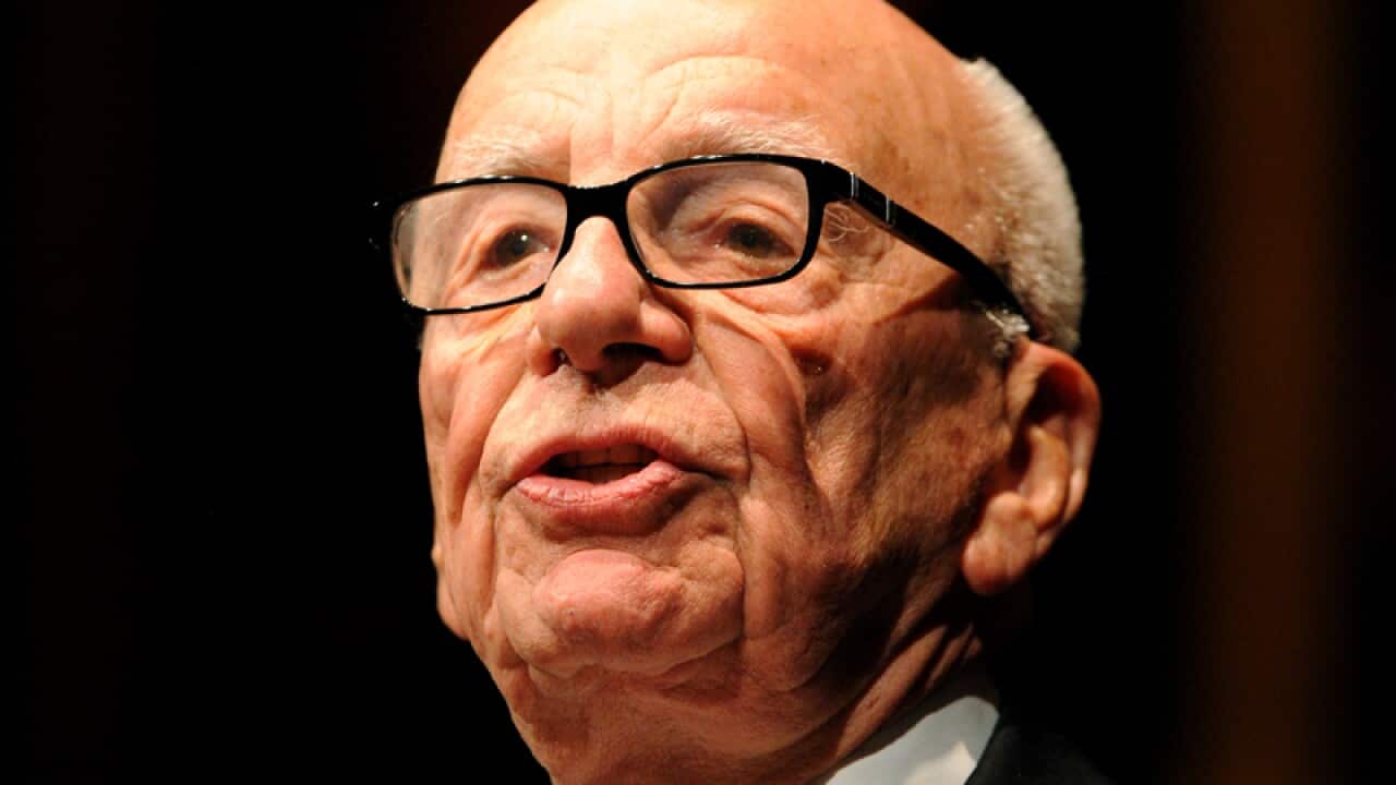 Media mogul Rupert Murdoch