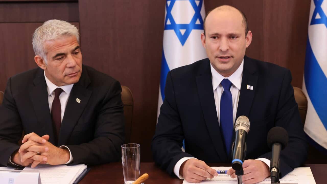 Israeli Prime Minister Naftali Bennett, and Alternate Prime Minister and Foreign Minister Yair Lapid,