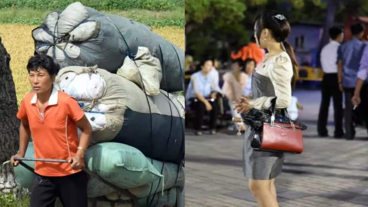 Photo from exhibition titled 'Women of North Korea – The Quiet Transformation' (Supplied, Lesley Parker).png