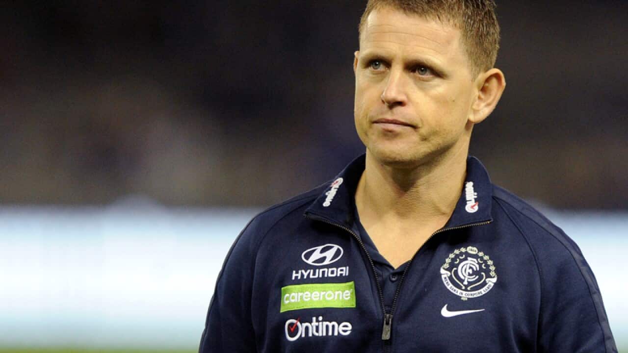 Blues coach Brendon Bolton