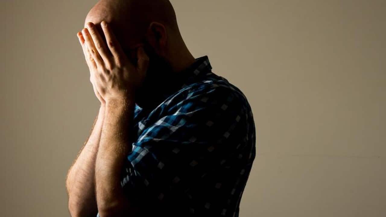 A person showing signs of depression.