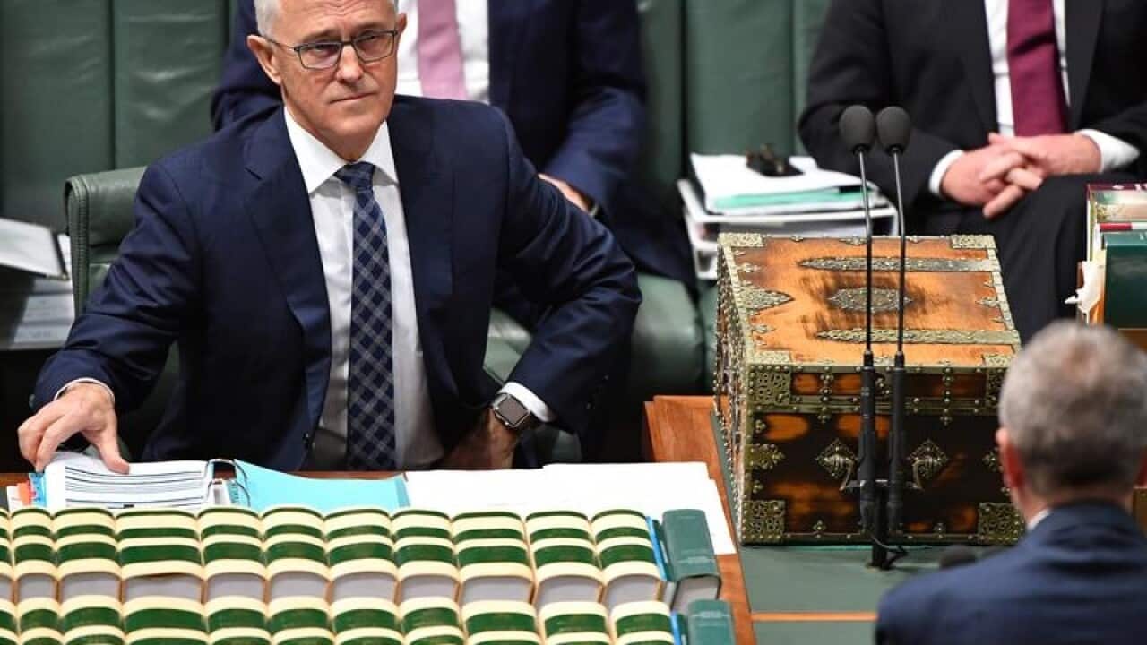 Malcolm Turnbull faces Bill Shorten in parliament