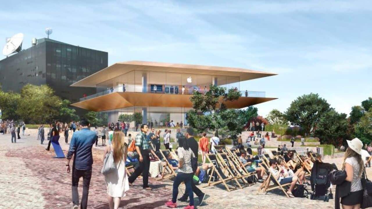 An artist's impression of the new store