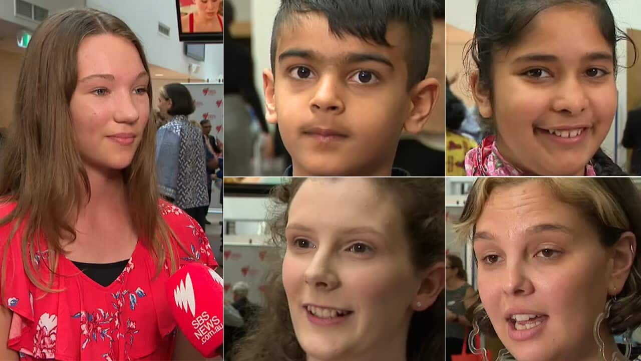 The winners of SBS's language competition.