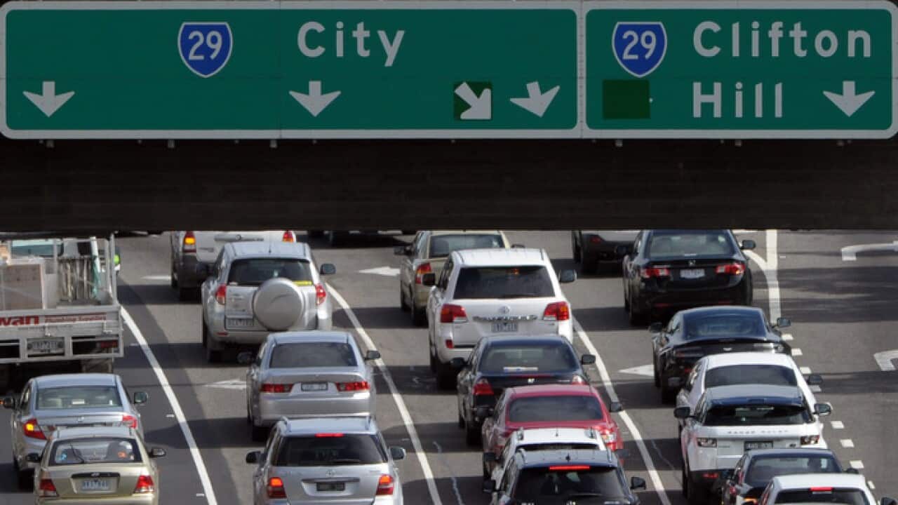 Traffic congestion in Melbourne