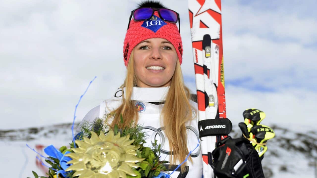 Tina Weirather from Liechtenstein