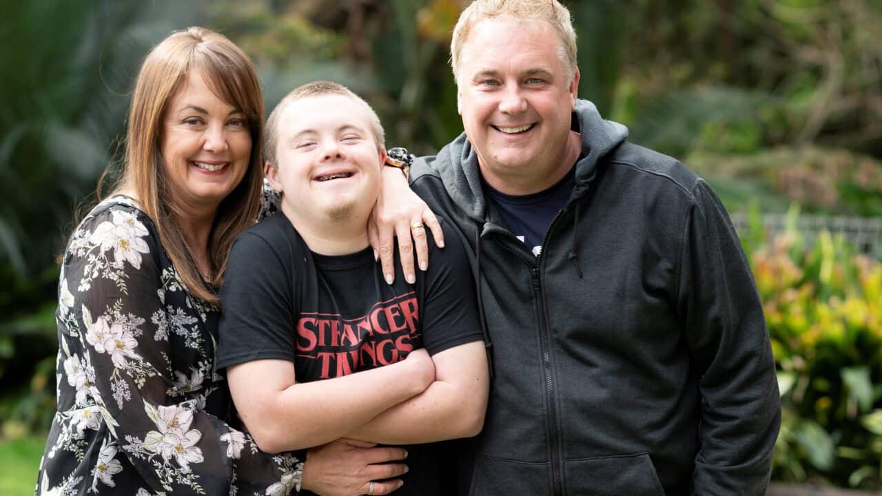 Anita and Jason with their son Ciaran.