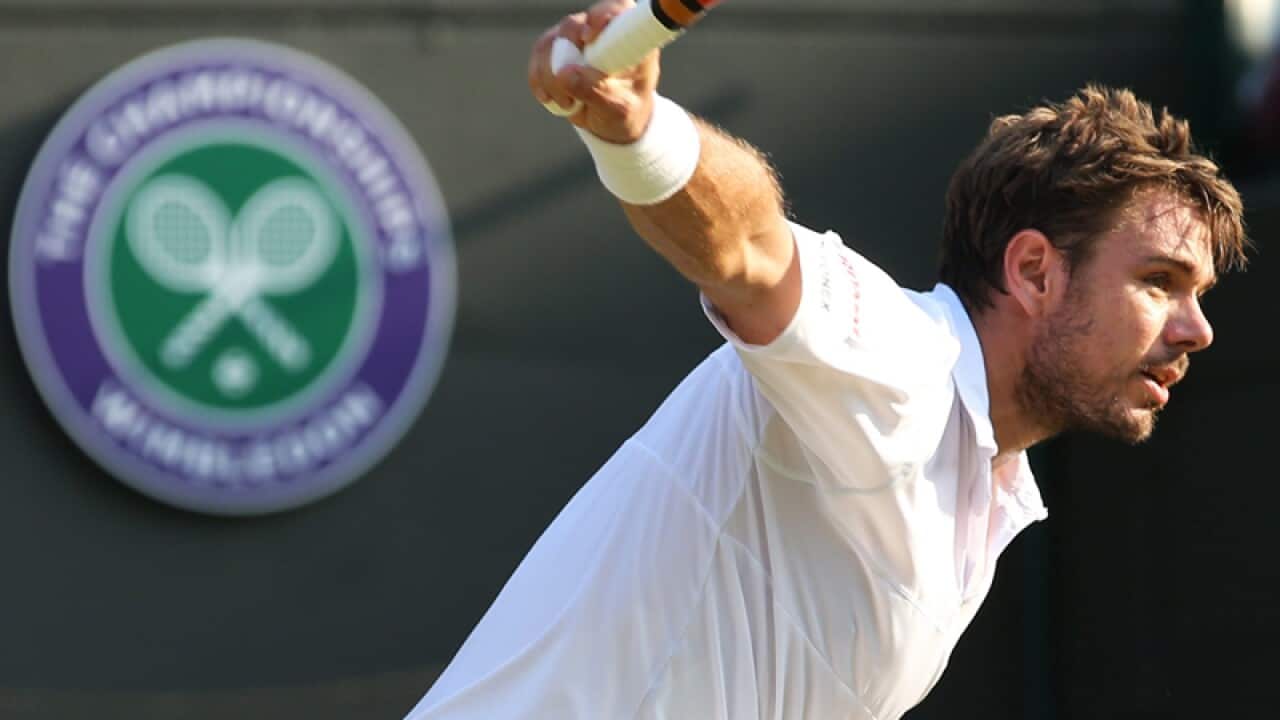 Stan Wawrinka of Switzerland