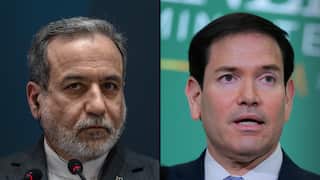 A composite image showing the faces of two men.