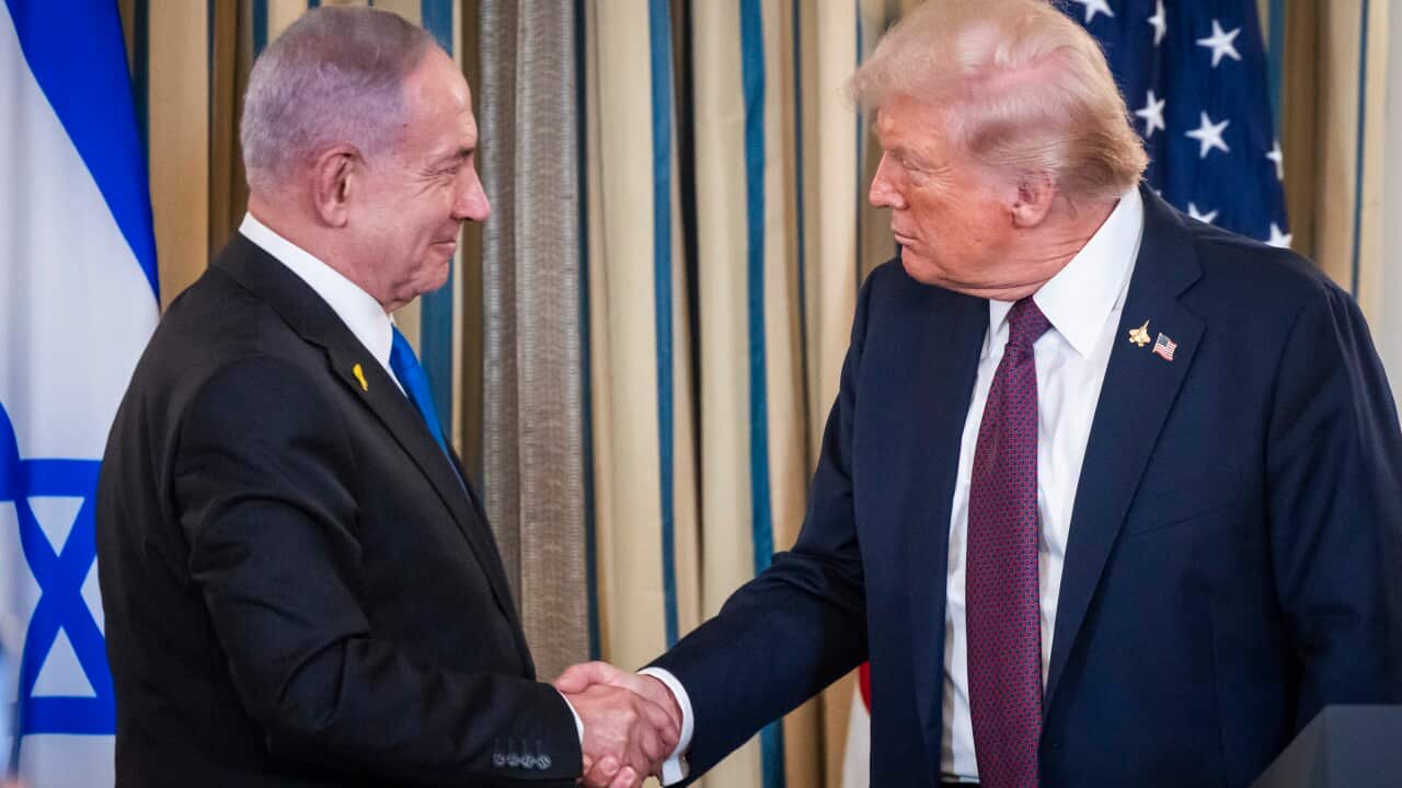 US President Trump welcomes Israeli Prime Minister Netanyahu to the White House