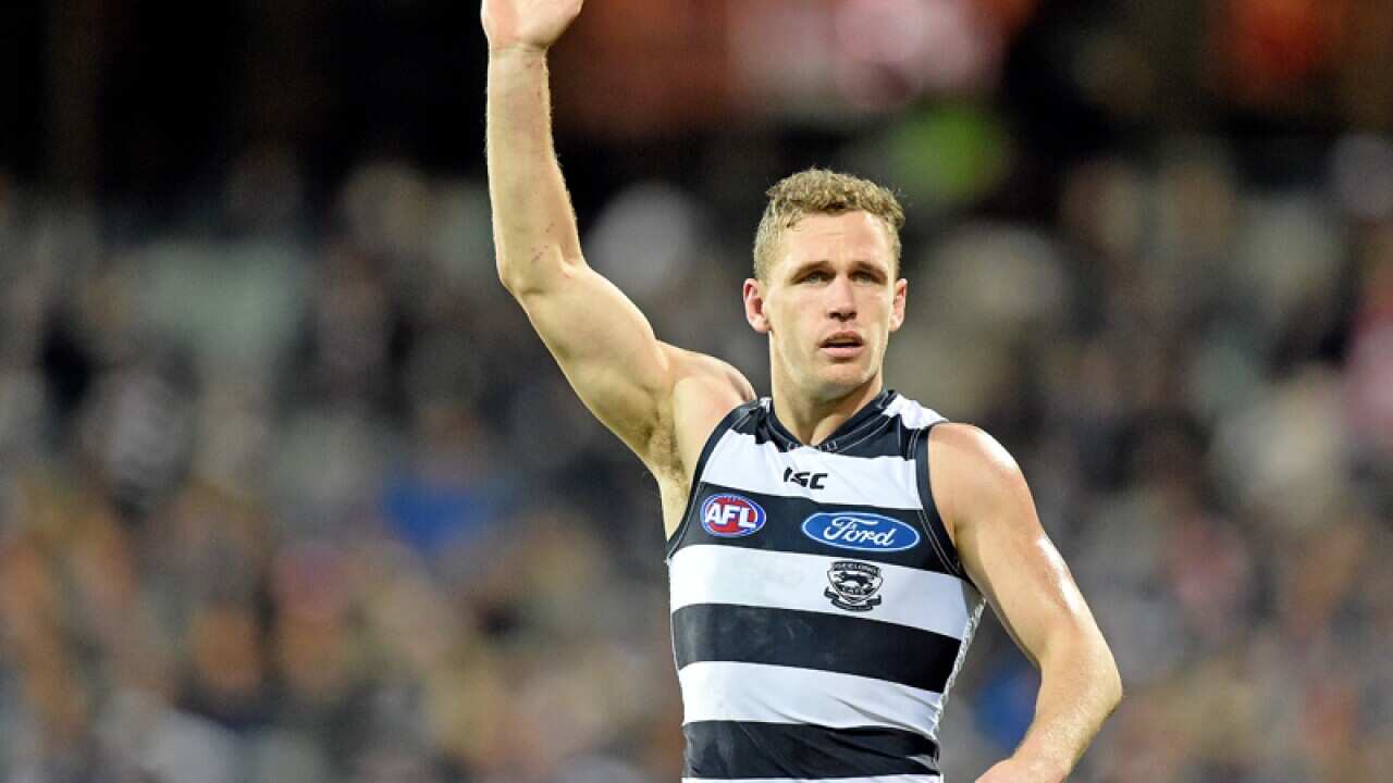 Joel Selwood of the Cats