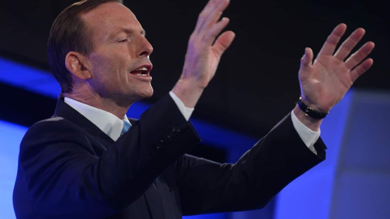 Opposition leader Tony Abbott