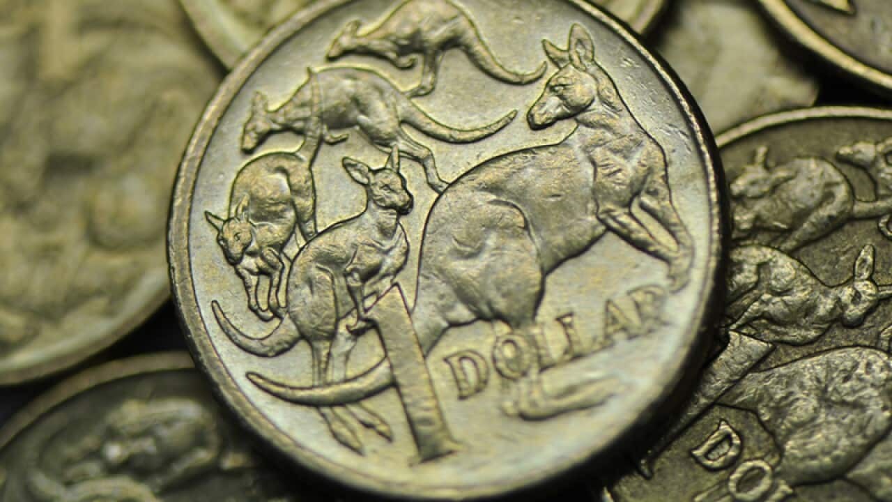 Australian one dollar coins