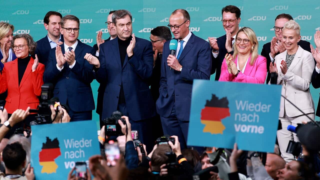 CDU election night event in German general elections