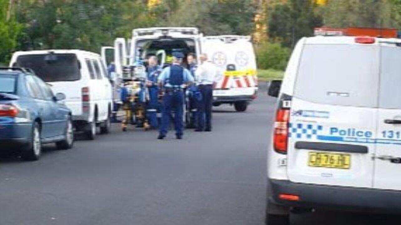 A crime scene has been established at the home in Morseby Avenue, Glenfield.