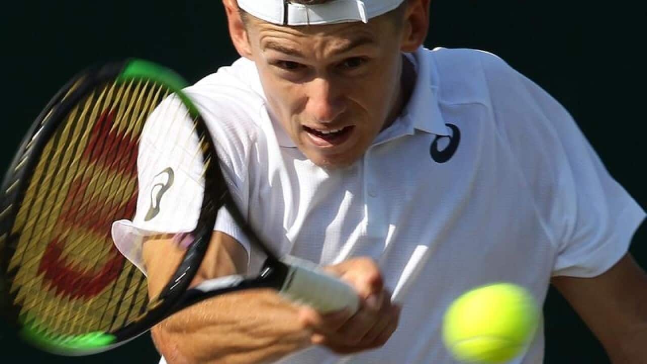 Alex de Minaur of Australia.