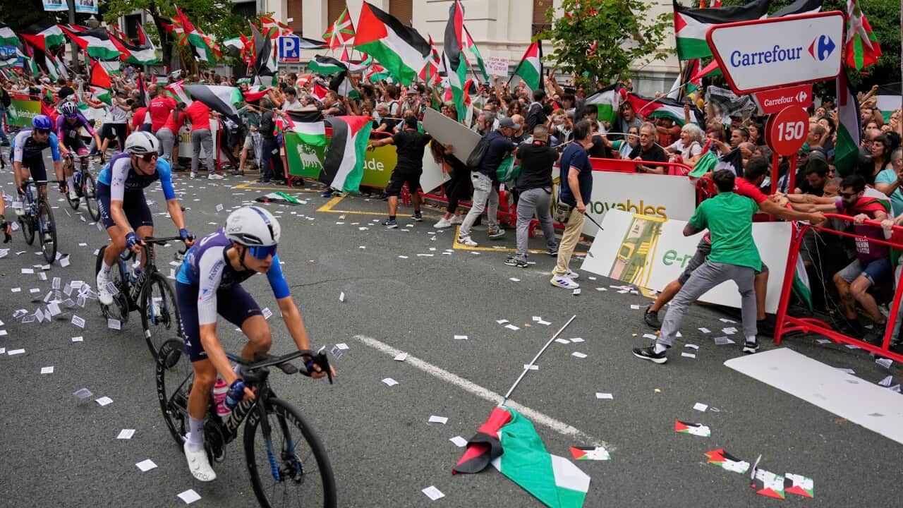 Spain Cycling La Vuelta