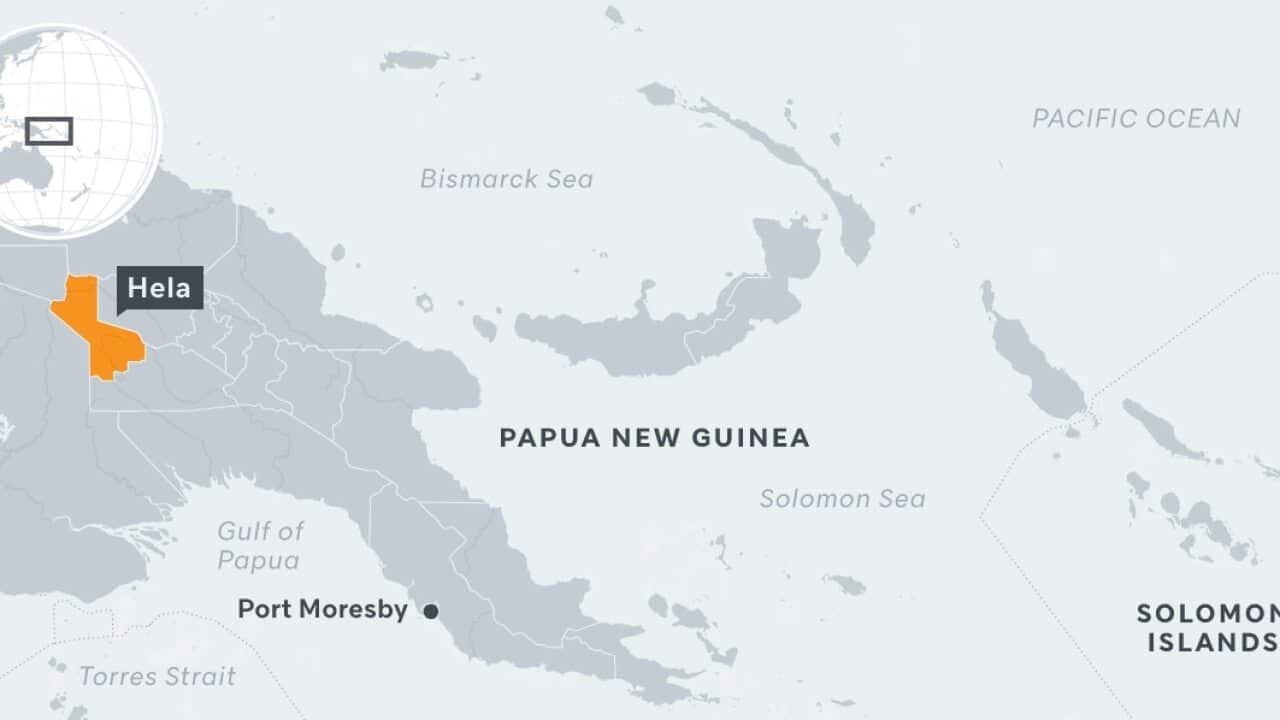 Hela is in Papua New Guinea's southern highlands region.