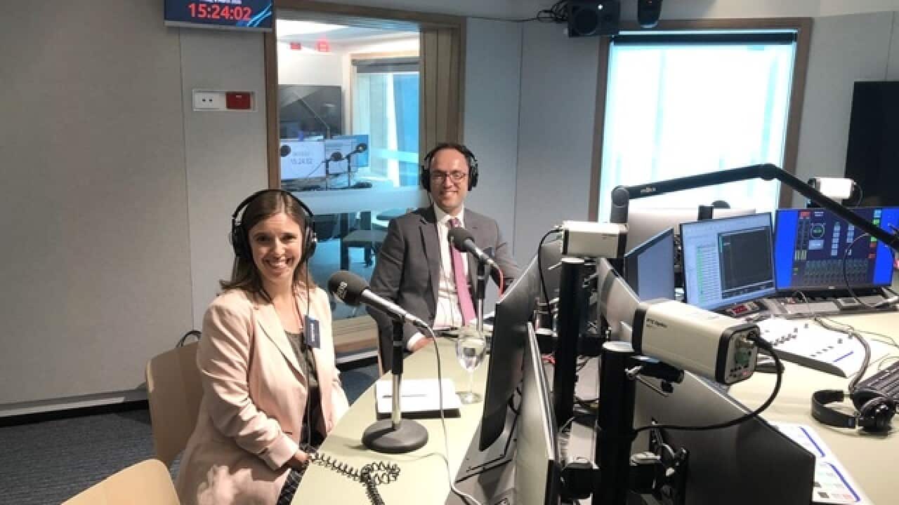 Ambassador Ruth Stewart and Sasa Savic