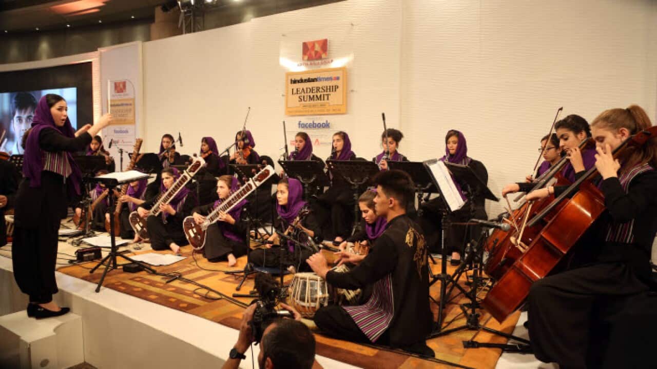 Women's Archestra of the Afghanistan National Institute of Music