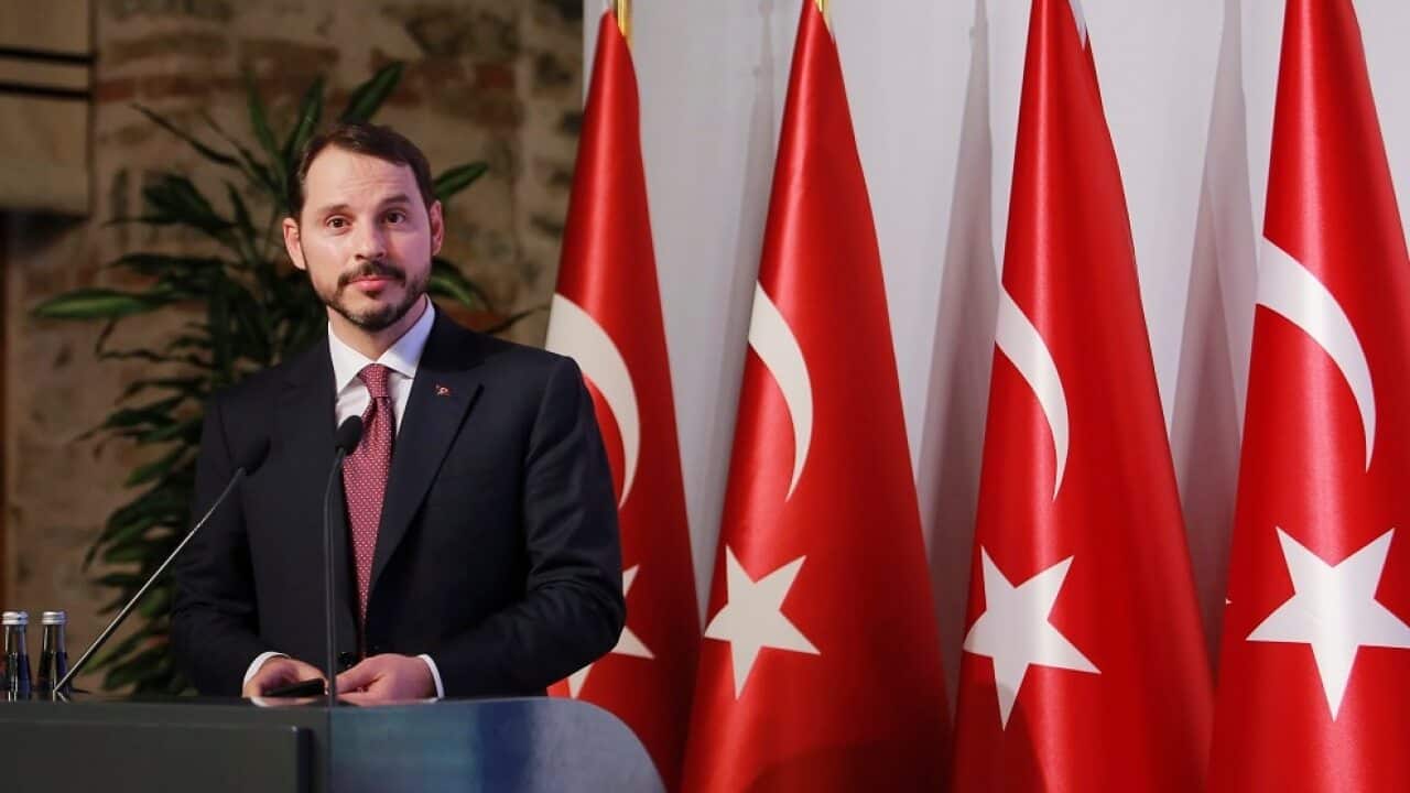 Turkish Finance Minister Berat Albayrak