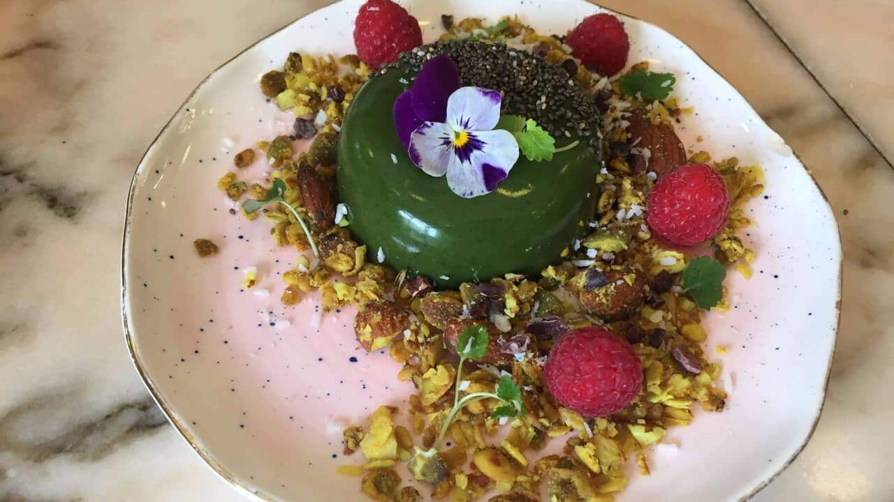 Vegan Matcha Pannacotta