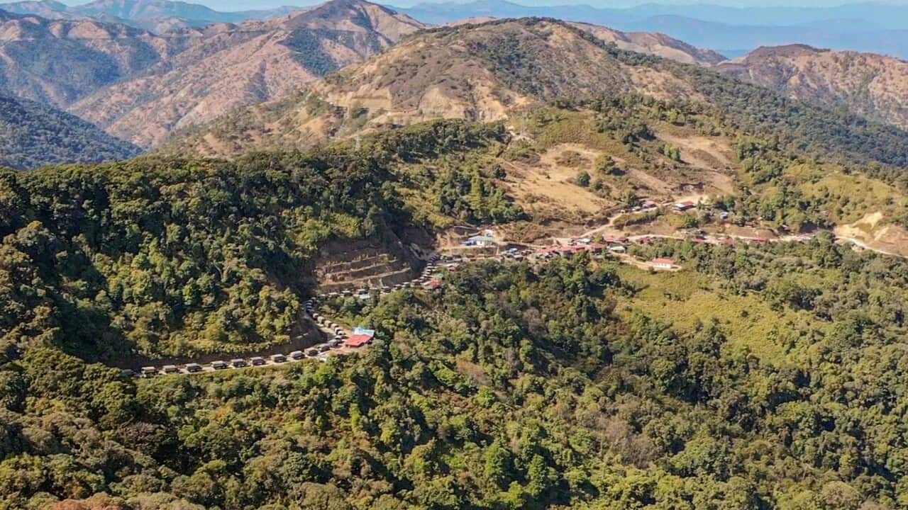 ဓါတ်ပုံ - ချင်းပြည်နယ်အတွင်းသို့ အင်အားသုံးတက်ရောက်လာသော စစ်ကောင်စီယာဉ်တန်းများ-CDF-Mindat