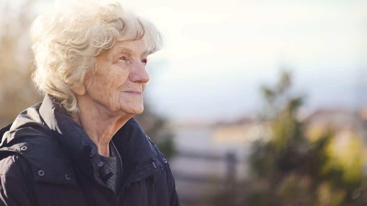 Senior Woman with Nostalgic look