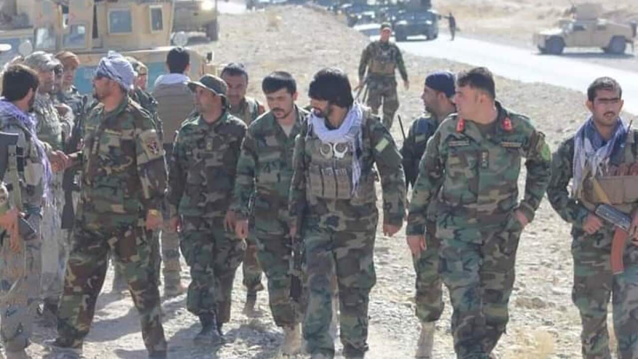 Combat forces in Afghanistan